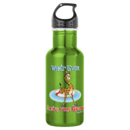 Was auch immer Ihr Giraffe schweben lässt Trinkflasche
