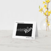 Was auch immer Ihr Grund, gerade Betrieb behalten Karte (Gelbe Blume)