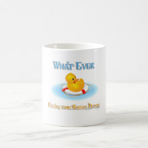 Was auch immer Ihr Gummiduckie schwimmt Kaffeetasse