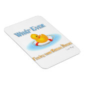 Was auch immer Ihr Gummiduckie schwimmt Magnet (Rechte Seite)