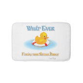 Was auch immer Ihr Gummihandschuh schwimmt Badematte (Vorderseite)