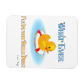 Was auch immer Ihr Gummihandschuh schwimmt Magnet (Horizontal)