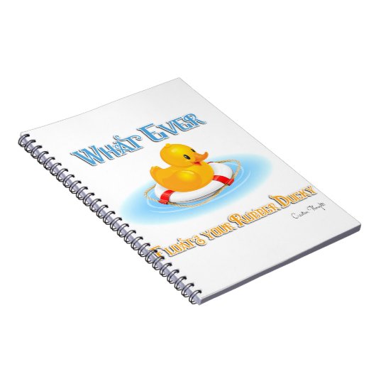 Was auch immer Ihr Gummihandschuh schwimmt Notizblock (Rechte Seite)