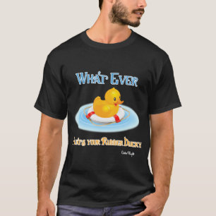 Was auch immer Ihr Gummihandschuh schwimmt T-Shirt