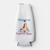 Was auch immer Ihr Huhn schwimmt Flaschenkühler (Vorderseite)