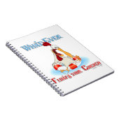 Was auch immer Ihr Huhn schwimmt Notizblock (Rechte Seite)