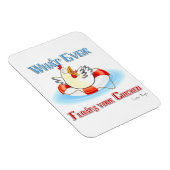 Was auch immer Ihr Hühnchen 2 schwimmt Magnet (Rechte Seite)