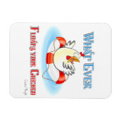 Was auch immer Ihr Hühnchen 2 schwimmt Magnet (Horizontal)