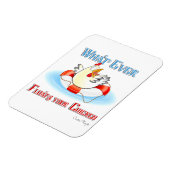 Was auch immer Ihr Hühnchen 2 schwimmt Magnet (Linke Seite)