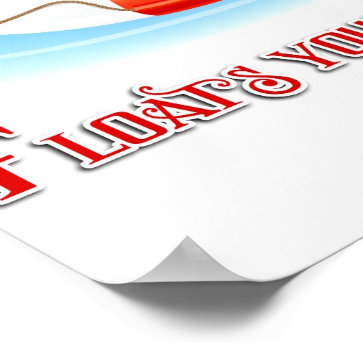 Was auch immer Ihr Hühnchen 2 schwimmt Poster (Ecke)