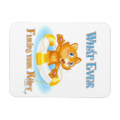 Was auch immer Ihr Kitty schwimmt Magnet (Horizontal)