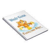 Was auch immer Ihr Kitty schwimmt Notizblock (Rechte Seite)