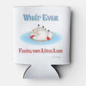 Was auch immer Ihr kleines Lamm schwimmt Dosenkühler (Vorderseite)