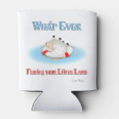 Was auch immer Ihr kleines Lamm schwimmt Dosenkühler (Rückseite)