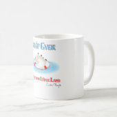 Was auch immer Ihr kleines Lamm schwimmt Kaffeetasse (VorderseiteRechts)