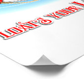 Was auch immer Ihr kleines Lamm schwimmt Poster (Ecke)