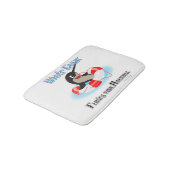 Was auch immer Ihr Narwhal Meme schweben lässt Badematte (Schrägansicht)