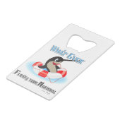 Was auch immer Ihr Narwhal Meme schweben lässt Geldbeutel Flaschenöffner (Vorderseite Schrägansicht)