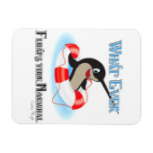 Was auch immer Ihr Narwhal Meme schweben lässt Magnet (Horizontal)