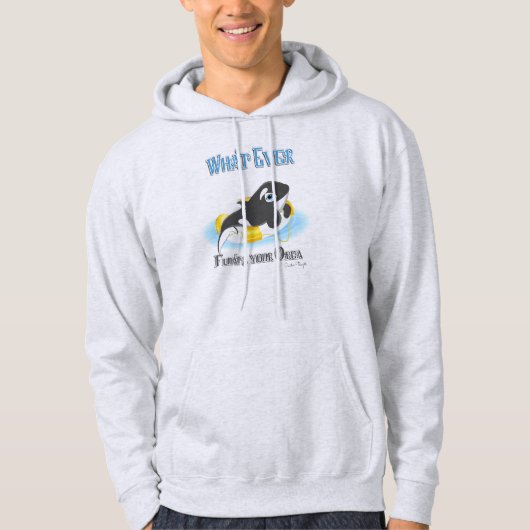 Was auch immer Ihr Orca Whale schwimmt Hoodie (Vorderseite)