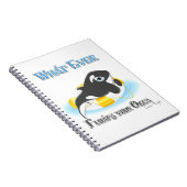 Was auch immer Ihr Orca Whale schwimmt Notizblock (Rechte Seite)