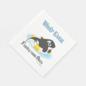 Was auch immer Ihr Orca Whale schwimmt Serviette (Ecke)