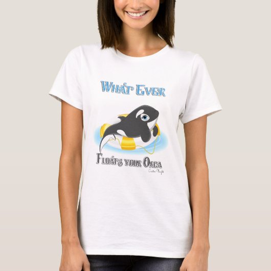 Was auch immer Ihr Orca Whale schwimmt T-Shirt (Vorderseite)