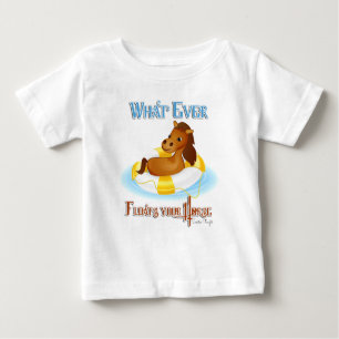 Was auch immer Ihr Pferd schwimmt 2 Baby T-shirt