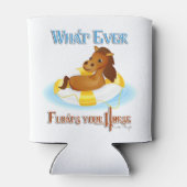 Was auch immer Ihr Pferd schwimmt 2 Dosenkühler (Rückseite)