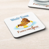 Was auch immer Ihr Pferd schwimmt 2 Getränkeuntersetzer (Linke Seite)