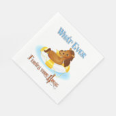 Was auch immer Ihr Pferd schwimmt 2 Serviette (Ecke)