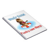 Was auch immer Ihr Pferd schwimmt Notizblock (Rechte Seite)