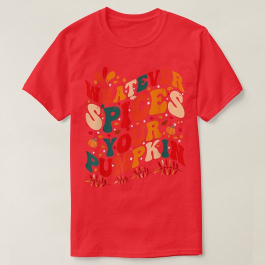 Was auch immer Ihr Pumpkin Herbst Autumn Halloween T-Shirt (Design vorne)