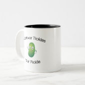 Was auch immer Ihr Schluck hat Zweifarbige Tasse (Vorderseite Links)