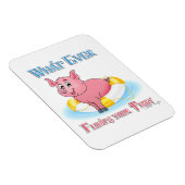 Was auch immer Ihr Schweine schwebt Magnet (Rechte Seite)