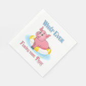 Was auch immer Ihr Schweine schwebt Serviette (Ecke)