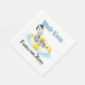 Was auch immer Ihr Zebra schweben lässt 4 Serviette (Ecke)