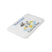 Was auch immer Ihr Zebra schweben lässt Badematte (Schrägansicht)