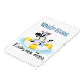 Was auch immer Ihr Zebra schweben lässt Magnet (Linke Seite)