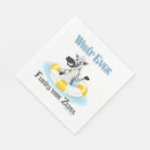 Was auch immer Ihr Zebra schweben lässt Serviette (Ecke)