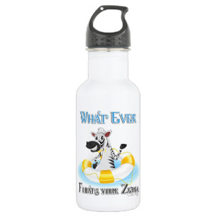 Was auch immer Ihr Zebra schweben lässt Trinkflasche