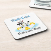 Was auch immer Ihr Zebra schweben lässt Untersetzer (Linke Seite)