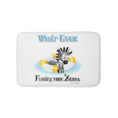 Was auch immer Ihr Zebra schwimmt 3 Badematte (Vorderseite)