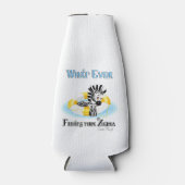 Was auch immer Ihr Zebra schwimmt 3 Flaschenkühler (Vorderseite)