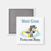 Was auch immer Ihr Zebra schwimmt 3 Magnet (Vorderseite/Rückseite)