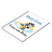 Was auch immer Ihr Zebra schwimmt 3 Notizblock (Linke Seite)