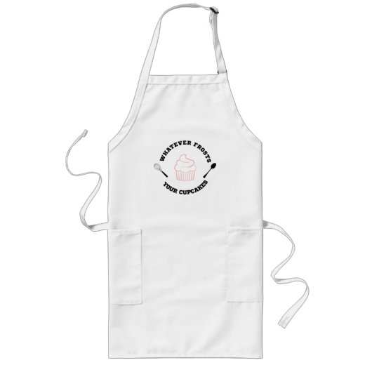 Was auch immer Ihre Cupcakes-Schürze erstarrt Lange Schürze (Vorne)