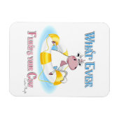 Was auch immer Ihre Kuh schwimmt 2 Magnet (Horizontal)