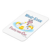 Was auch immer Ihre Kuh schwimmt 2 Magnet (Linke Seite)