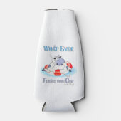 Was auch immer Ihre Kuh schwimmt 3 Flaschenkühler (Vorderseite)